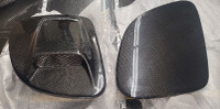CS710HLVC - Charge Speed 1993-2004 Mazda RX7 FD-3S Carbon Flip HeadLight Cover W/ Right Side Scoop