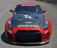 CS831FKWC - Charge Speed 2012-2016 Nissan GTR R35 Chuki Wide Body Complete Kit with Carbon Front & Rear Under Diffuser