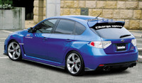 CS979FLK2C - Charge Speed 2008-2010 Subaru WRX STi GR-B Hatchback BottomLine Type 2 Carbon Full Lip Kit for STi