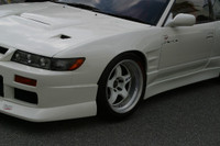 CS703FF - Charge Speed 1989-1994 Nissan 240SX JDM Silvia D-1 Style 20mm Widebody Front Fenders
