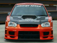 CS977FKSW - Charge Speed 2004-2005 Subaru Impreza GD-B Peanut Eye Wide Body Super GT Full Kit With Straight Front Center Flap
