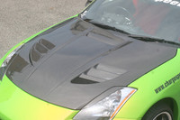 CS722HCV - Charge Speed 2003-2005 Nissan 350Z Vented Carbon Hood