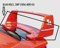 CS978CW1 - Charge Speed 2002-2007 Subaru WRX Half Composite Wing Base