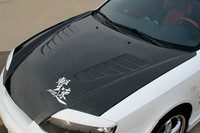 CS997HFV - Charge Speed 2003-2006 Hyundai Tiburon GK Coupe Fiberglass Vented Hood