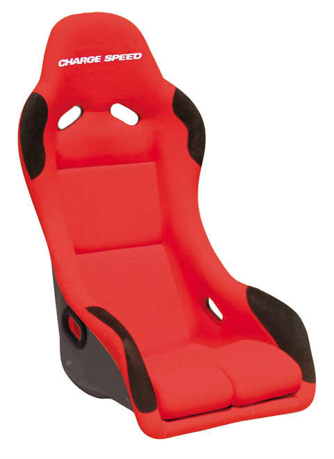 EXK02 - Charge Speed Bucket Racing Seat EVO X Type Kevlar Red
