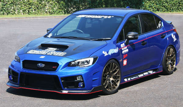 WRX GVB/GVF C/D/E型 カーボンダクト charge speed チャージスピード インプレッサ WRX GVB GVF フロントバンパーサイド