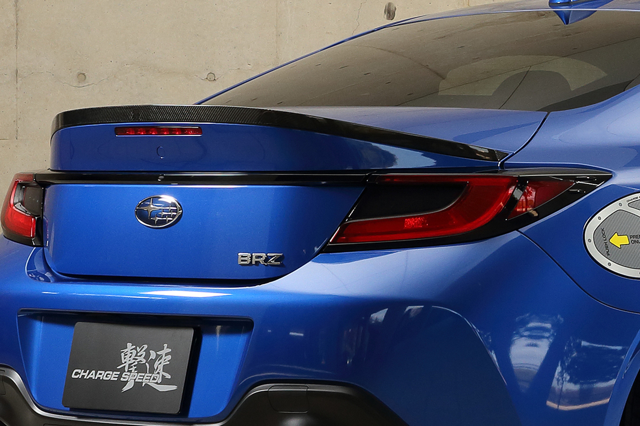 CS992RWC - Charge Speed 2022-2026 Subaru BR-Z ZD8 & Toyota GR86 All Models  JDM WEAVE Carbon Rear Lip Spoiler