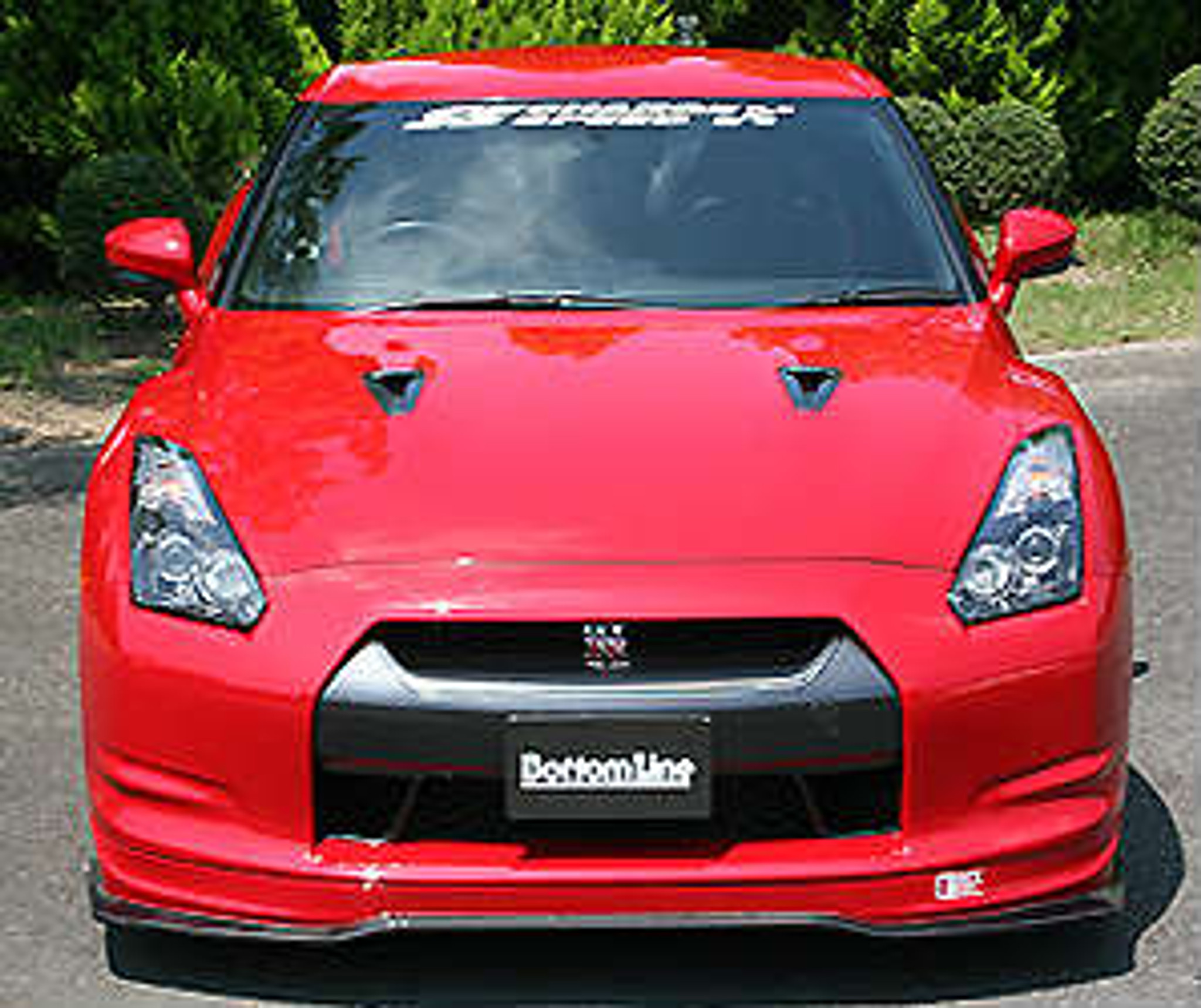 CS830FLKF - Charge Speed 2007-2011 Nissan GTR R35 Bottom Line FRP Complete  Lip Kit