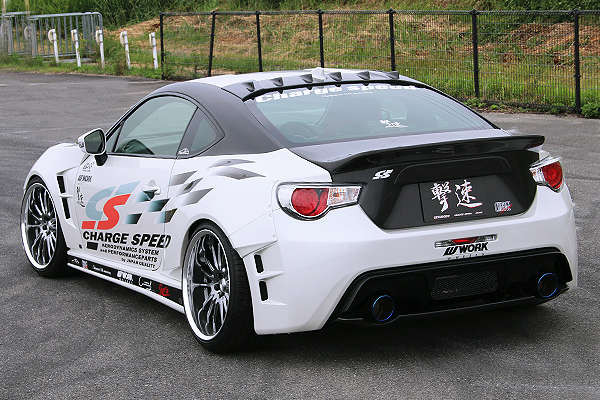 JDM Style Rear Bumper Aprons For Scion FR-S / Subaru BRZ (2013-2016) – Pair, Unpainted