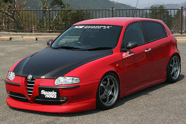 CS147FL - Spazio Nova 2000-2004 Alfa Romeo 3/ 5Dr. Zenki FRP Front Lip