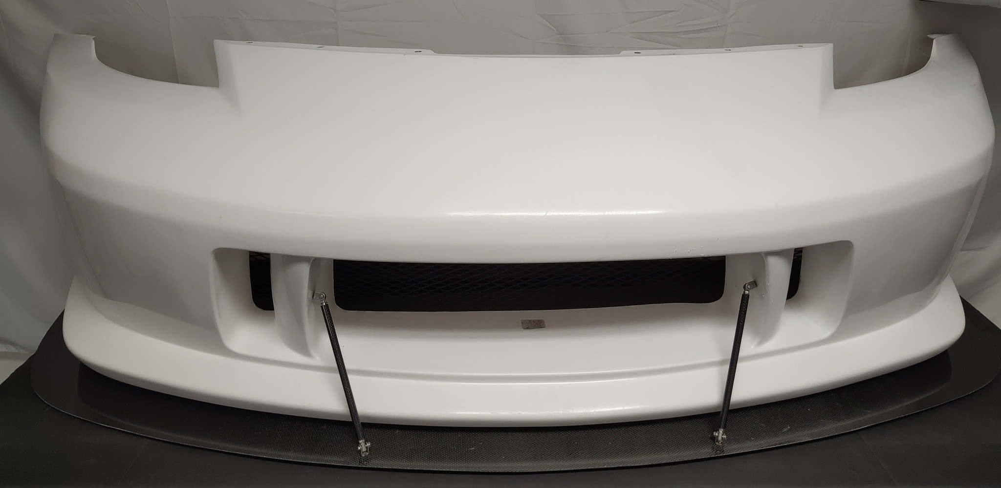 AC722FSC - ADVAN DESIGNS 2003-2008 Nissan 350Z Carbon Fiber Bottom Front  Splitter for Charge Speed Type 1 or Type 2 Front Bumper ONLY Comes with  pair