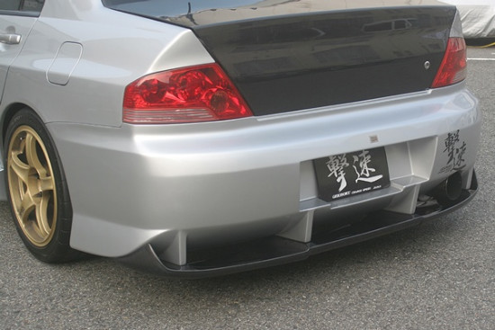 Evolution Viii Rear Diffuser CS424RB2 - Charge Speed 2002-2007 Mitsubishi Lancer Evo VII, VIII & IX ...