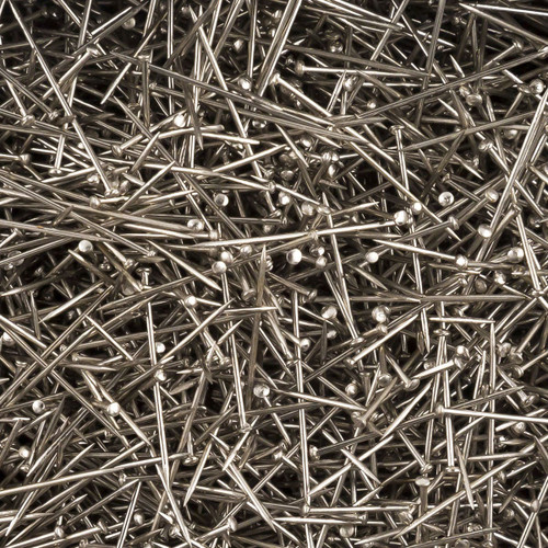 Alfiler Cabeza de Hierro Niquelado 500 g #24 mm
