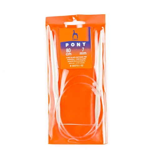 Aguja Circular de Aluminio para Tejer 80 cm 10 Pzas. #7