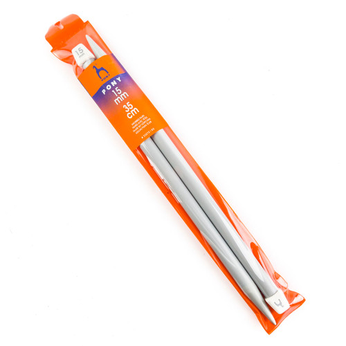 Aguja de Plástico para Tejer 35 cm 5 Pares #15