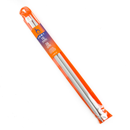 Aguja de Plástico para Tejer 35 cm 10 Pares #10