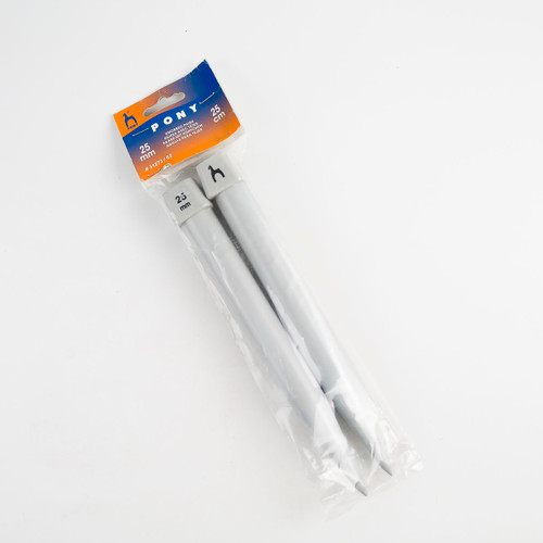 Aguja de Plástico para Tejer 25 cm 5 Pares #25