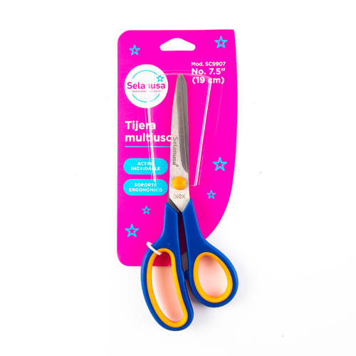 Tijera Multiusos con Mango Soft #7.5" (18.75 cm) Tijera Multiusos con Mango Soft #7.5" (18.75 cm)