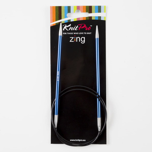 Aguja Circular de Aluminio Zing de 80 cm No. 4 mm