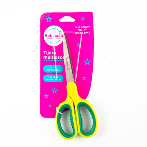 Tijera Multiusos con Mango Soft #7" (17.5 cm) Tijera Multiusos con Mango Soft #7" (17.5 cm)