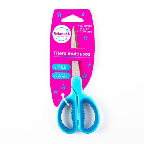 Tijera Multiusos con Mango Soft #6" (15 cm) Tijera Multiusos con Mango Soft #6" (15 cm)