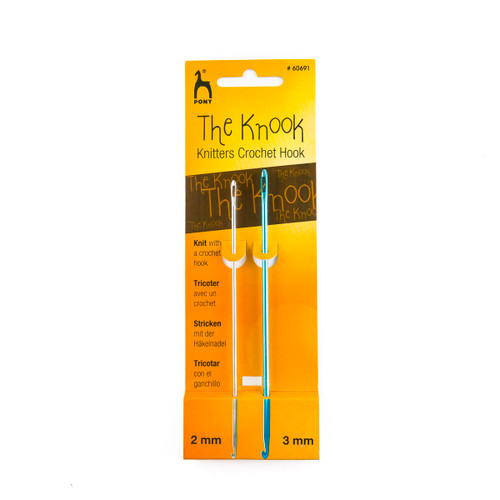 Gancho para Crochet de Aluminio con Ojillo 5 Tarjetas con 2 Pzas. #2/3 mm Gancho para Crochet de Aluminio con Ojillo 5 Tarjetas con 2 Pzas. #2/3 mm