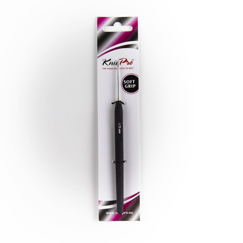 Gancho Crochet de Acero Mango Soft con Cabeza Dorada de 15 cm No. 1.75 mm Gancho Crochet de Acero Mango Soft con Cabeza Dorada de 15 cm No. 1.75 mm