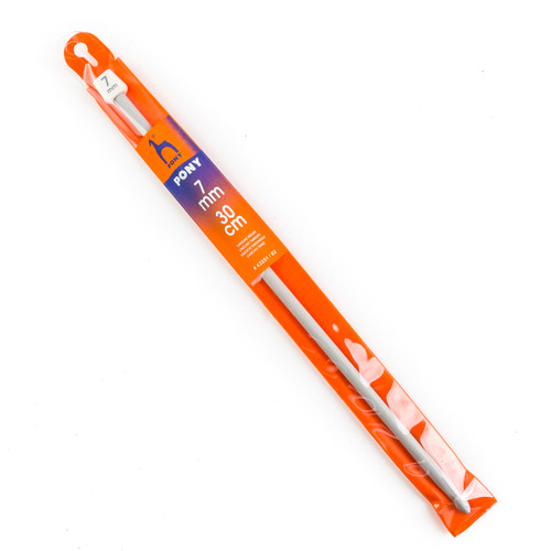 Gancho Tunecino de Plástico con 30 cm 1 Cabeza 10 Pzas. No. 7