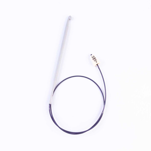 Gancho Tunecino Flexible de Aluminio 1 Cabeza con Estuche 10 Pzas. #4