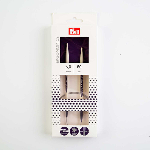 Aguja Circular Ergonómica de Plástico en Estuche 5 Piezas Mod. 215808 #6