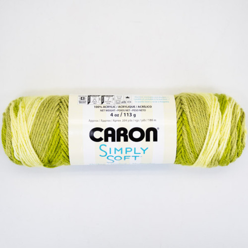 Estambre Caron Simply Soft Ombré 3 Madejas con 113 g 08243-Avocado