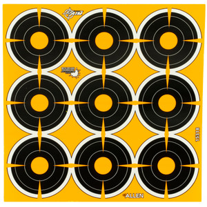 Allen Company EZ Aim Adhesive Splash Reactive Paper Shooting Targets - 2 inch, 12 Sheets