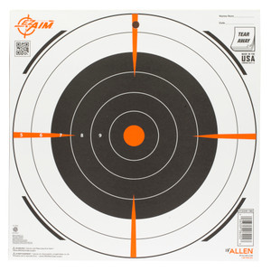 Allen Company EZ Aim Bullseye Adhesive Targets (12x12 inches, Pack of 100)