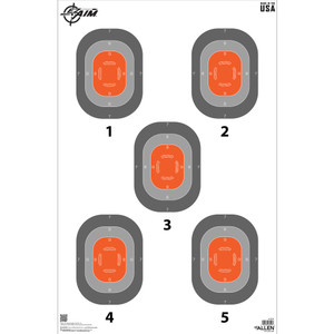 Allen Company EZ Aim 5-Spot Paper Target 23 x 35 Inches, Pack of 50