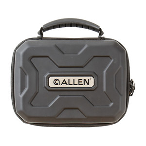 Allen Company Exo Handgun Case 9x6.25 – Durable Foam Pistol Storage with Lockable Zippers