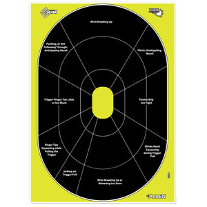 Allen Company EZ Aim 12x18 Inch Non-Adhesive Target Pack – 8 Sheets for Shooting Practice