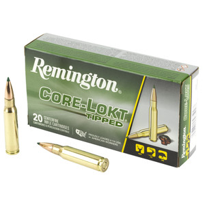Remington Core-Lokt Tipped .308 Winchester 165 Grain Rifle Ammunition (20 Rounds per Box)