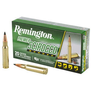 Remington Premier Scirocco Bonded .308 Winchester 165-Grain Polymer Tip Ammunition (20 Rounds)