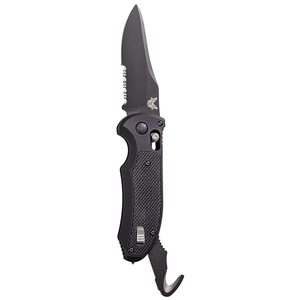 Benchmade Auto Triage Axis Knife (Part Number 9170SBK) with Black Serrated Blade and Handle