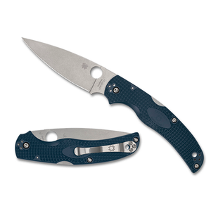 Spyderco Native Chief Blue Lightweight CPM SPY27 Knife with Cobalt-Blue FRN Handle