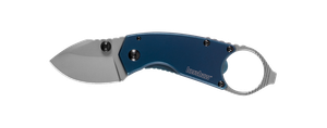 Kershaw Antic Model 8710 Compact Folding Knife with Navy Blue PVD Finish
