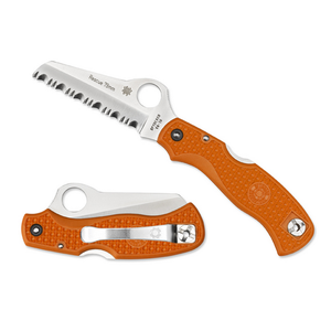 Spyderco C45SOR Rescue Small Fixed-Blade Knife with Orange Handle