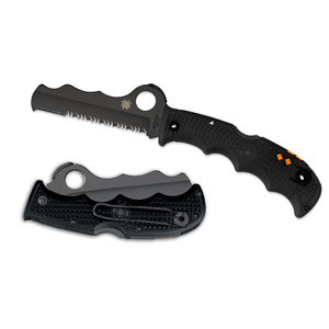 Spyderco Assist Lightweight Black Blade Folder C79PSBBK for Emergency and Rescue Use
