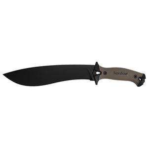 Kershaw Camp 10 Tan Camping and Outdoor Utility Knife - Part Number 1077TAN