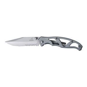 Gerber Gear Paraframe I Serrated Bead Blast Blade Knife - Lightweight EDC Pocket Tool