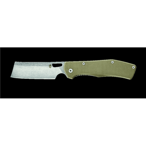 Gerber Gear FlatIron Folder Folding Cleaver with 3.8-Inch Blade and Green Aluminum Handle