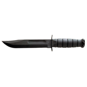Ka-Bar Fighting Utility Knife with Plain Edge and Hard Plastic Sheath