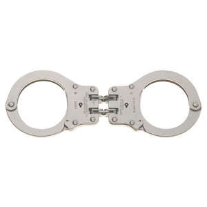 Peerless Handcuff Company Model 801C Hinged Handcuffs with Nickel Finish