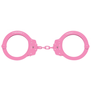 Peerless Handcuff Company Model 752C Oversize Chain Link Handcuff in Pink Finish