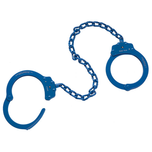 Peerless Handcuff Company Model 753C 15-Inch Navy Leg Iron with Color Finish and Enhanced Tamper Resistance